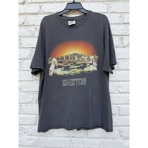 Vintage 90s Led Zeppelin Houses of the Holy Tee Winterland Faded Double sided XL